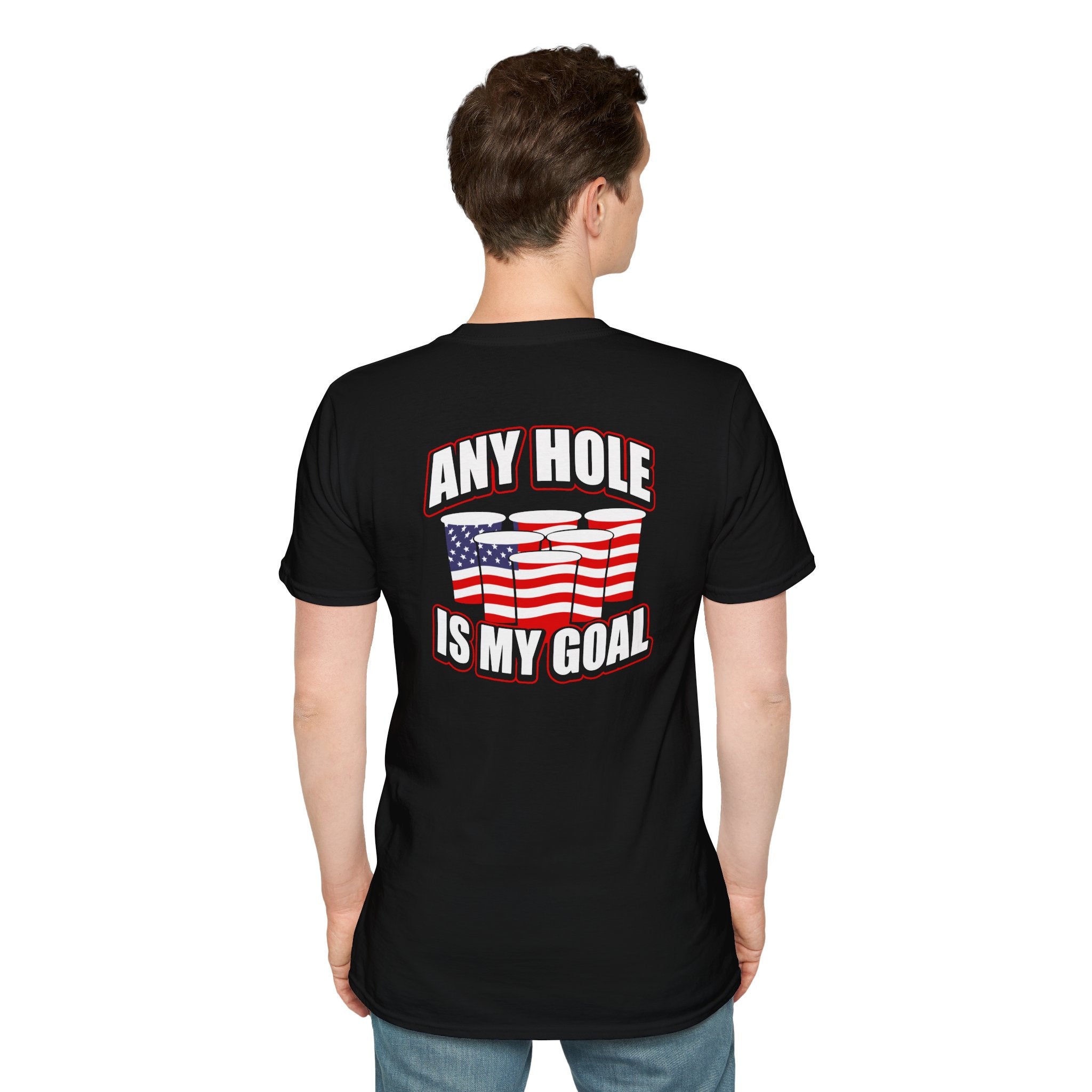 Any Hole Is My Goal Beer Pong - Front & Back Design