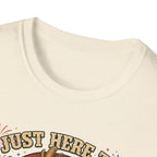 Moose Just Here to Bang Funny 4th of July Shirt