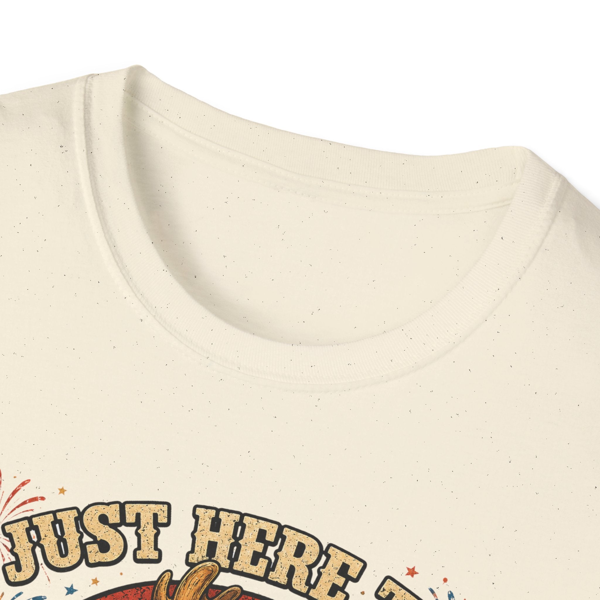 Moose Just Here to Bang Funny 4th of July Shirt