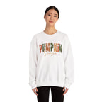 Pumpkin Season Crewneck Sweatshirt - Cozy Fall Fashion, Thanksgiving Gift, Autumn Apparel, Seasonal Style, Perfect for Halloween