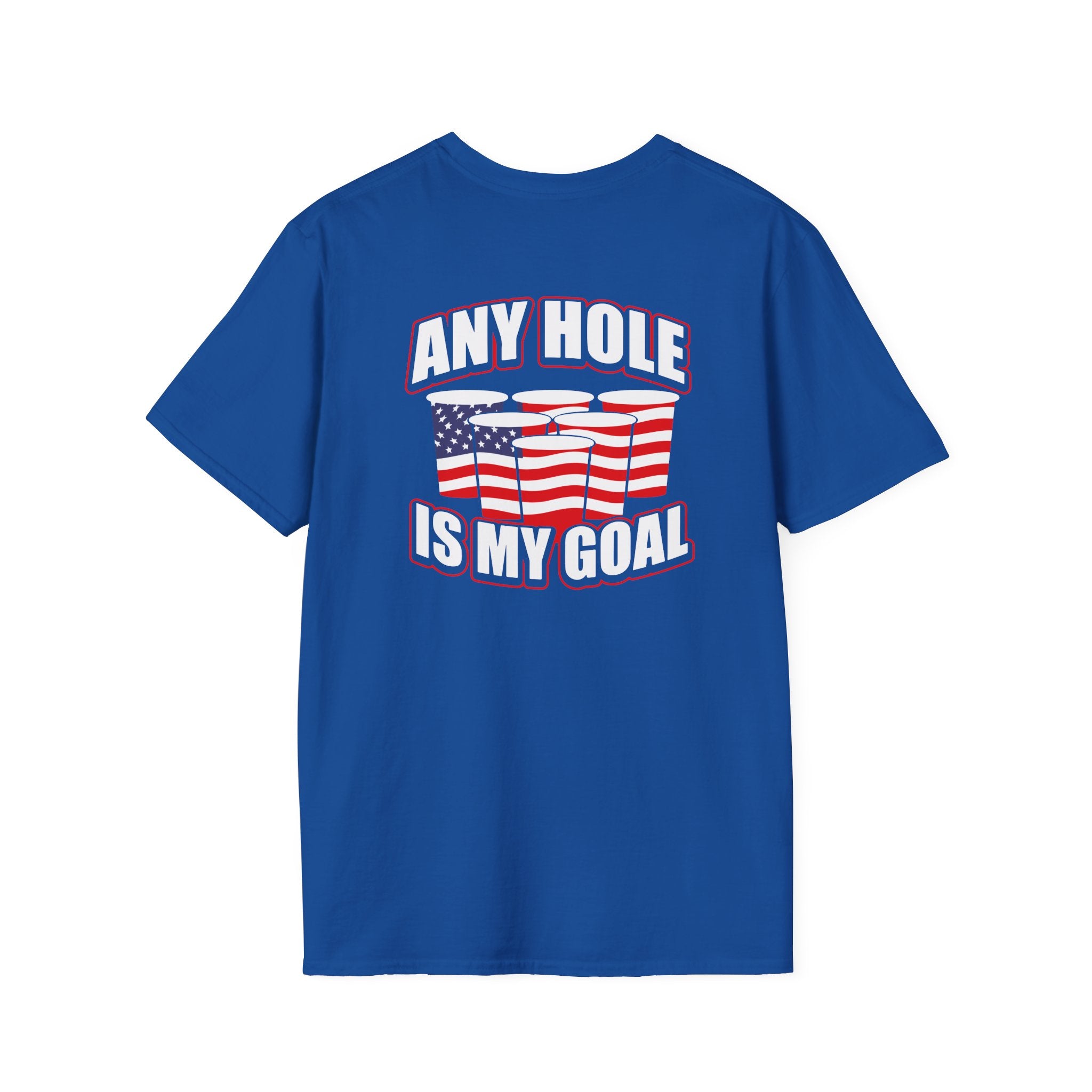 Any Hole Is My Goal Beer Pong - Front & Back Design