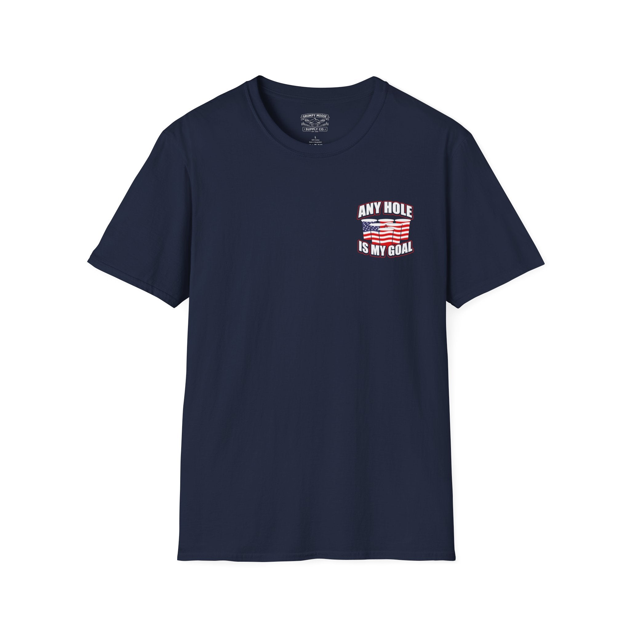 Any Hole Is My Goal Beer Pong - Front & Back Design