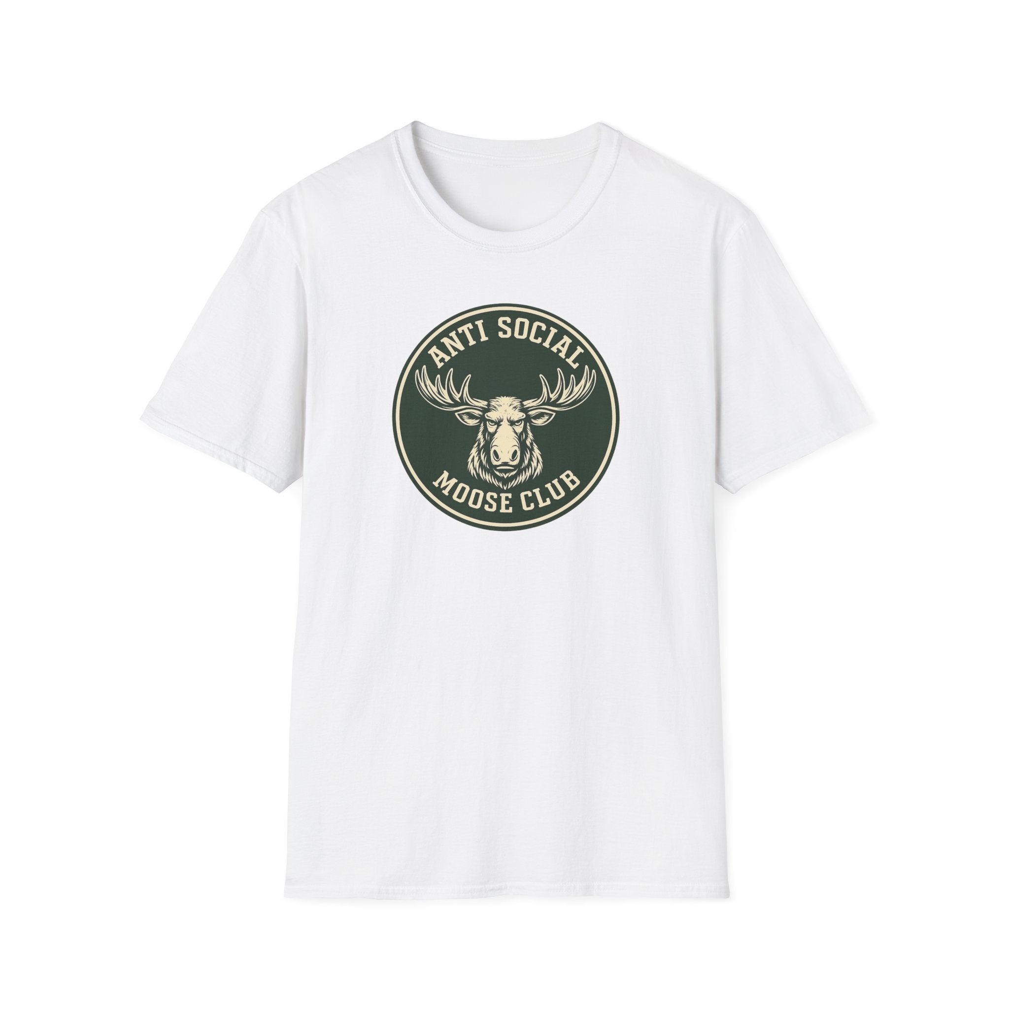 Anti Social Moose Club Logo T-Shirt