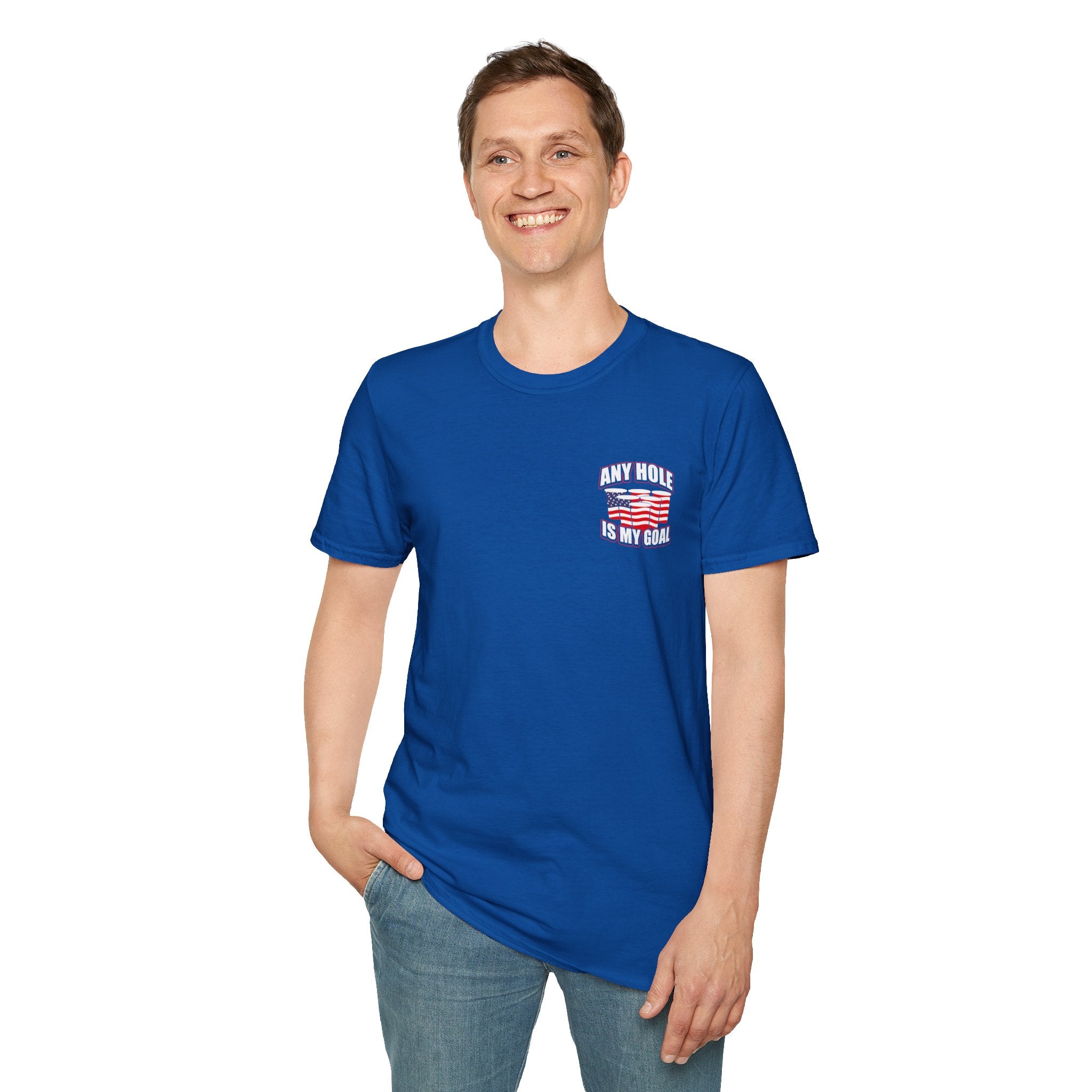 Any Hole Is My Goal Beer Pong - Front & Back Design