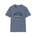 I Love Peeing Outside T-Shirt | Funny Camping & Outdoor Humor Tee