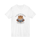 All The Cool Kids Are Reading V-Neck T-Shirt | Cute Owl Book Lover Graphic Tee