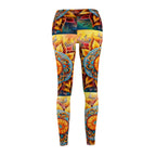 Sunny Boho Mandala Leggings – Soft Brushed Suede