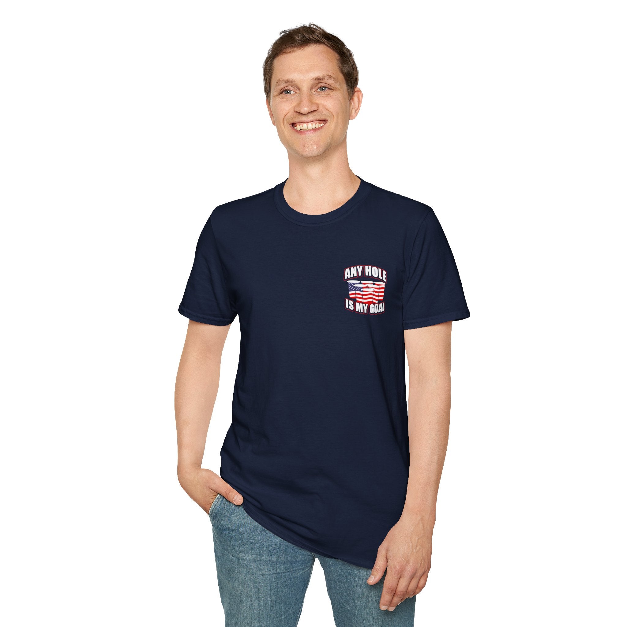 Any Hole Is My Goal Beer Pong - Front & Back Design