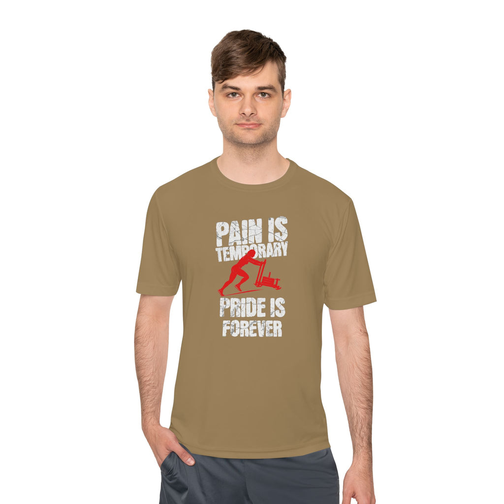 Female Sled Push Pain Is Temporary Pride Is Forever | Performance Tee