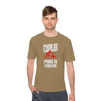 Female Sled Push Pain Is Temporary Pride Is Forever | Performance Tee