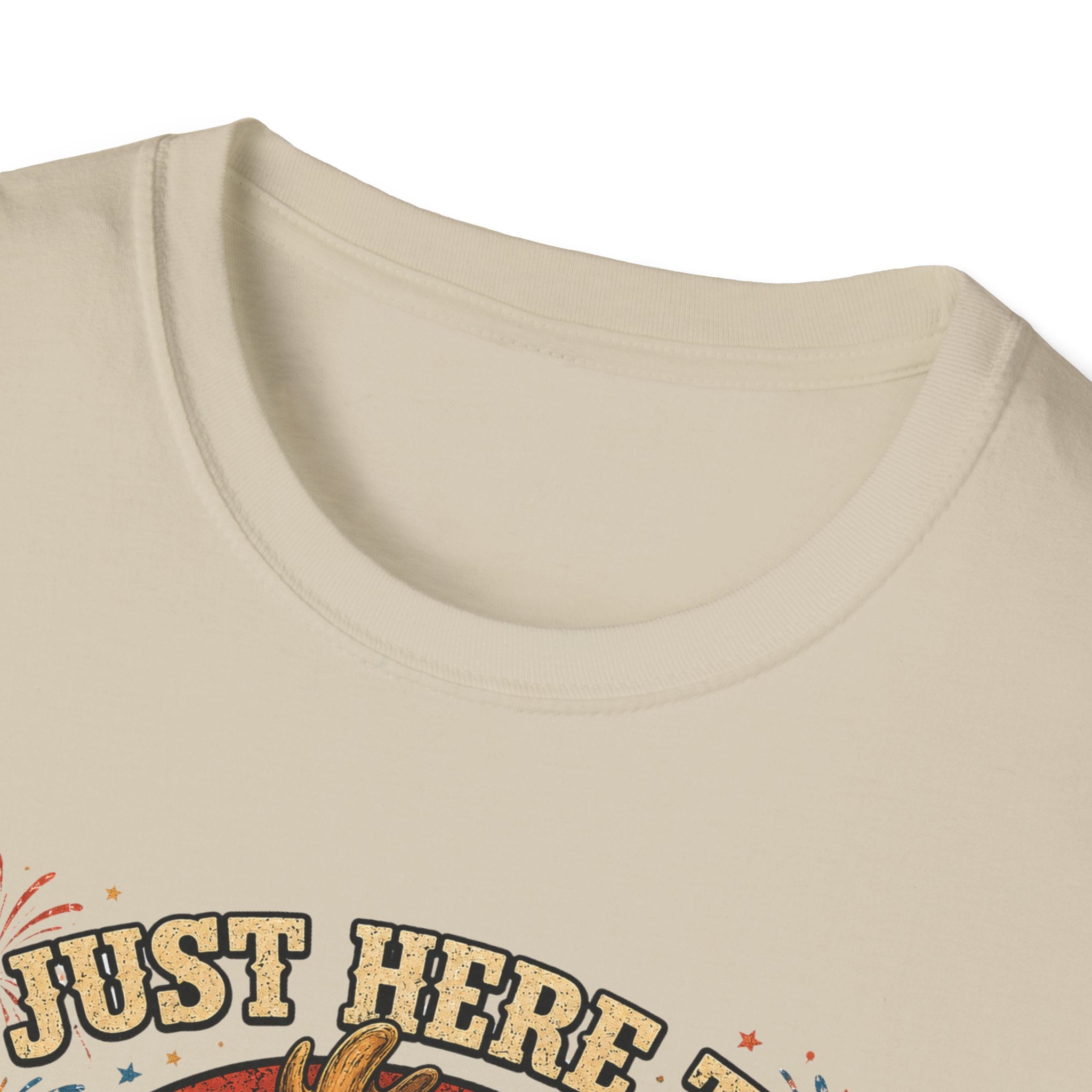 Moose Just Here to Bang Funny 4th of July Shirt