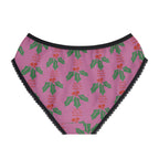 Kiss Me Under the Mistletoe, Women's Briefs, Christmas Underwear, Christmas Gift, Gift for Wife, Gift for Girlfriend, Sexy Underwear