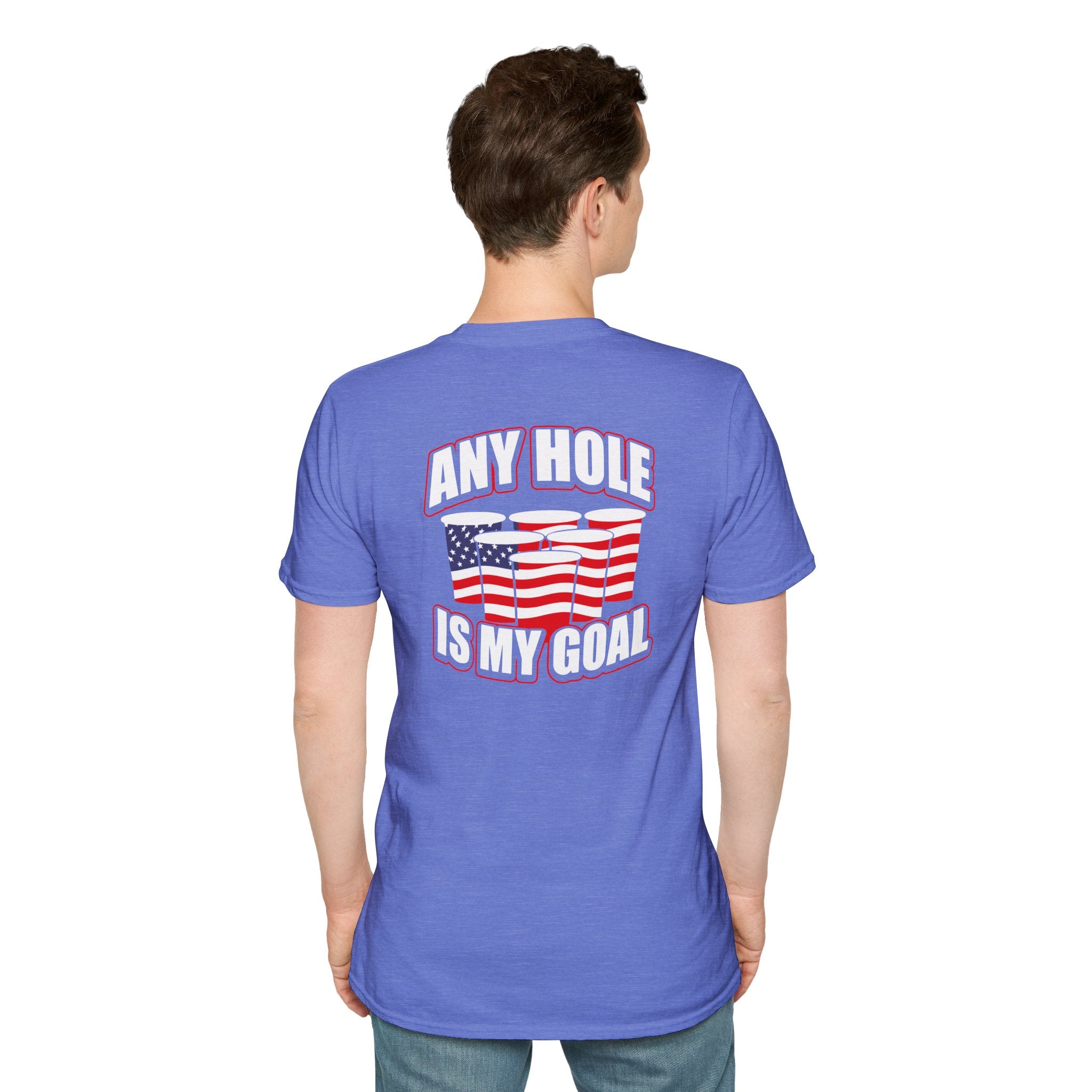 Any Hole Is My Goal Beer Pong - Front & Back Design