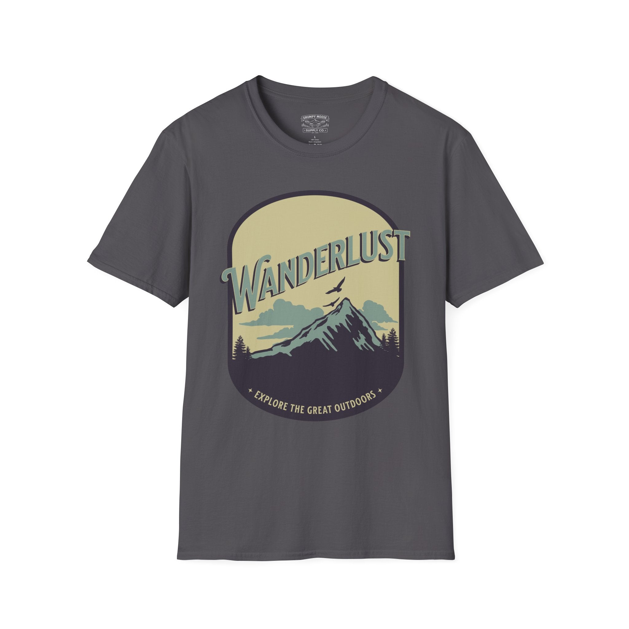 Wanderlust Explore the Great Outdoors - Cotton TShirt