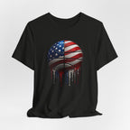 American Flag Basketball T-Shirt, Patriotic Paint Drip Basketball Tee, USA Basketball Shirt for Men and Women, 4th of July Basketball Gift