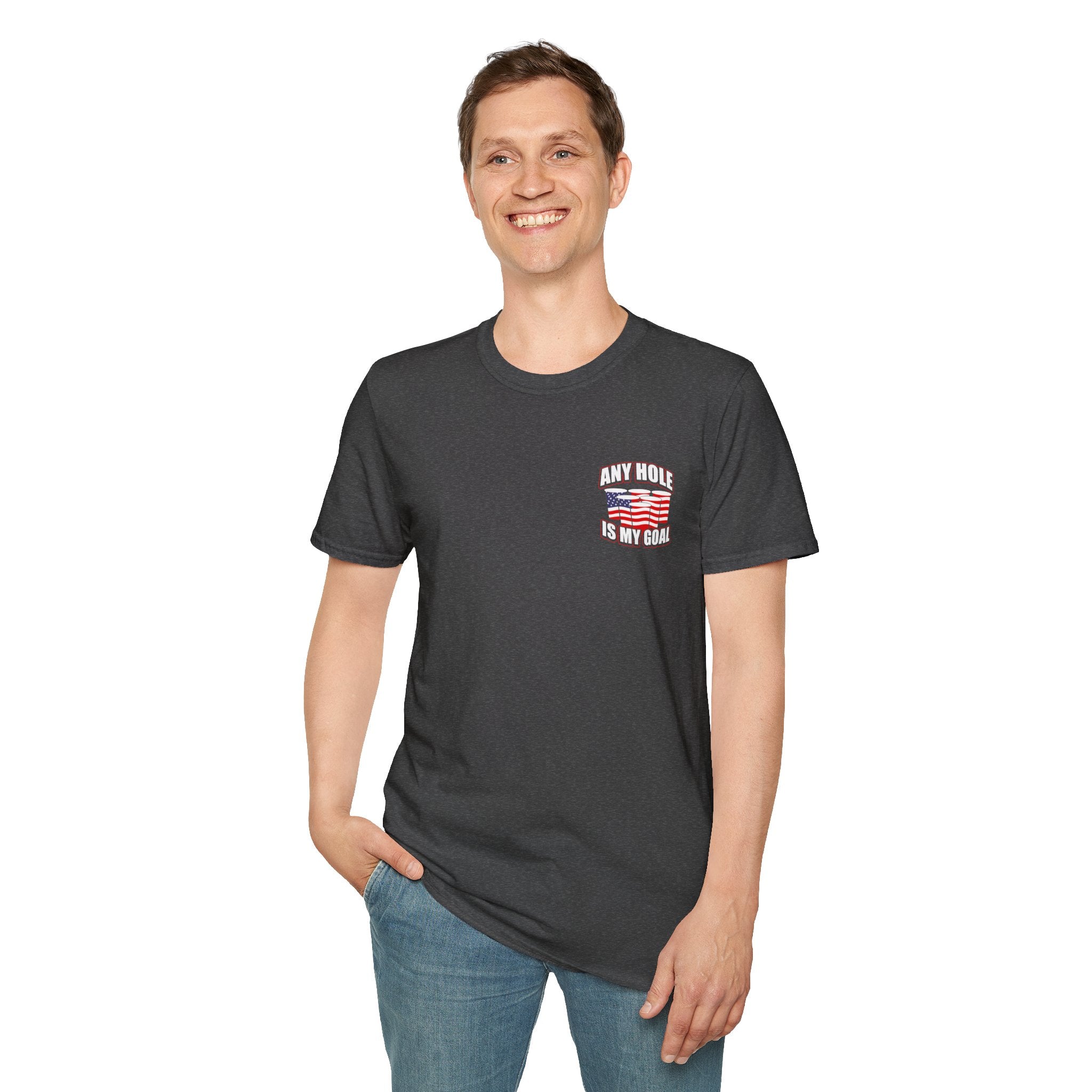 Any Hole Is My Goal Beer Pong - Front & Back Design