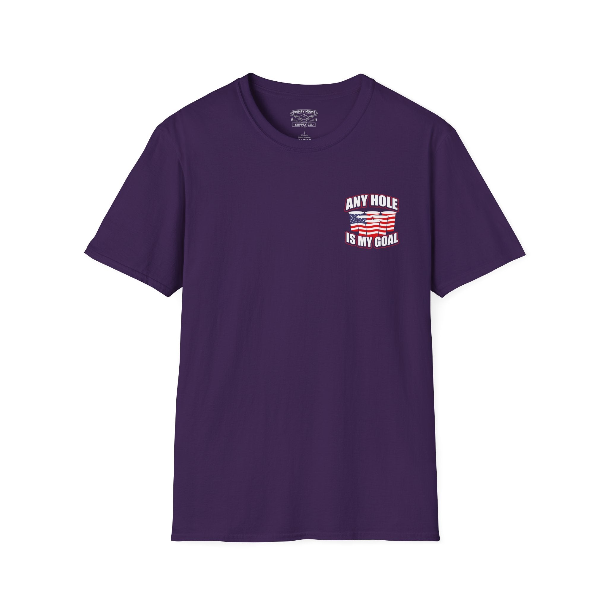 Any Hole Is My Goal Beer Pong - Front & Back Design