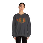 Pumpkin Season Crewneck Sweatshirt - Cozy Fall Fashion, Thanksgiving Gift, Autumn Apparel, Seasonal Style, Perfect for Halloween