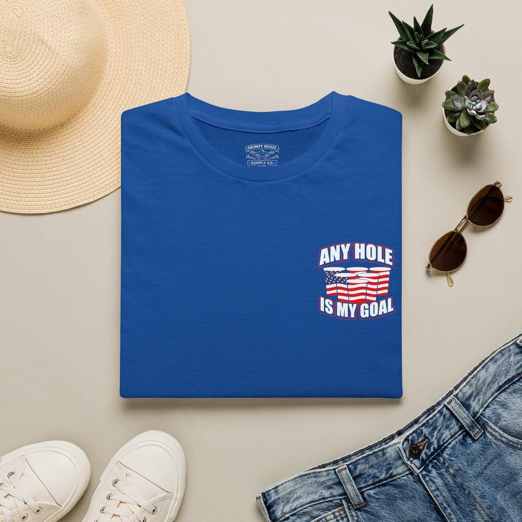 Any Hole Is My Goal Beer Pong - Front & Back Design