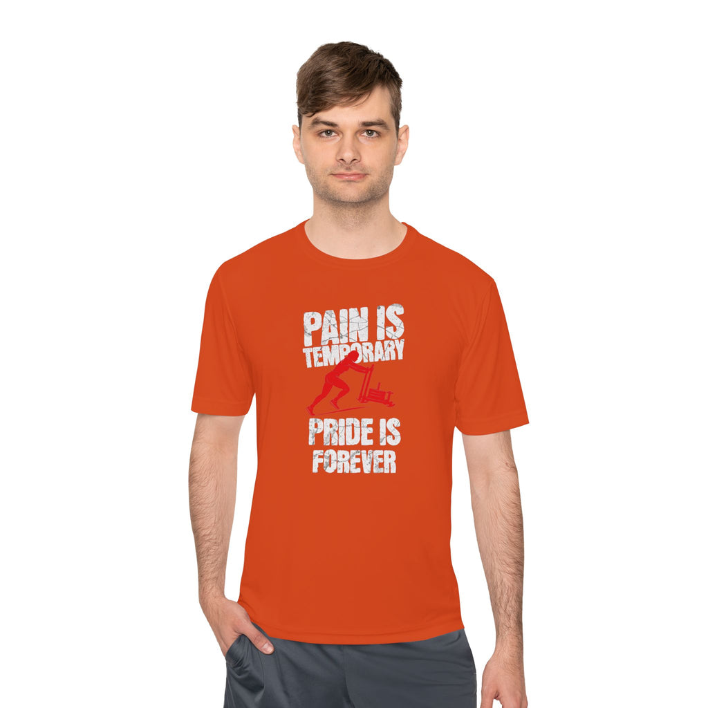 Female Sled Push Pain Is Temporary Pride Is Forever | Performance Tee