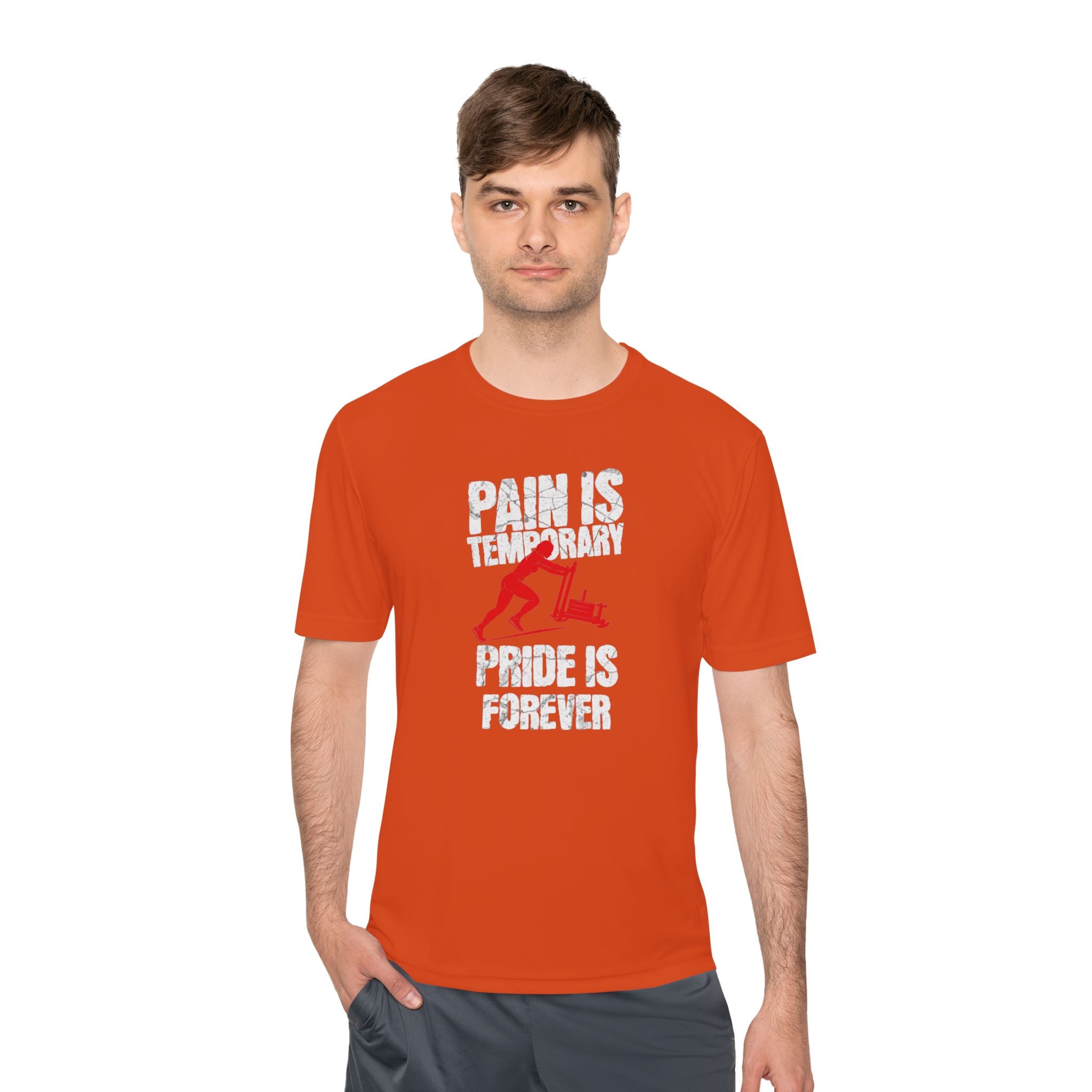 Female Sled Push Pain Is Temporary Pride Is Forever | Performance Tee