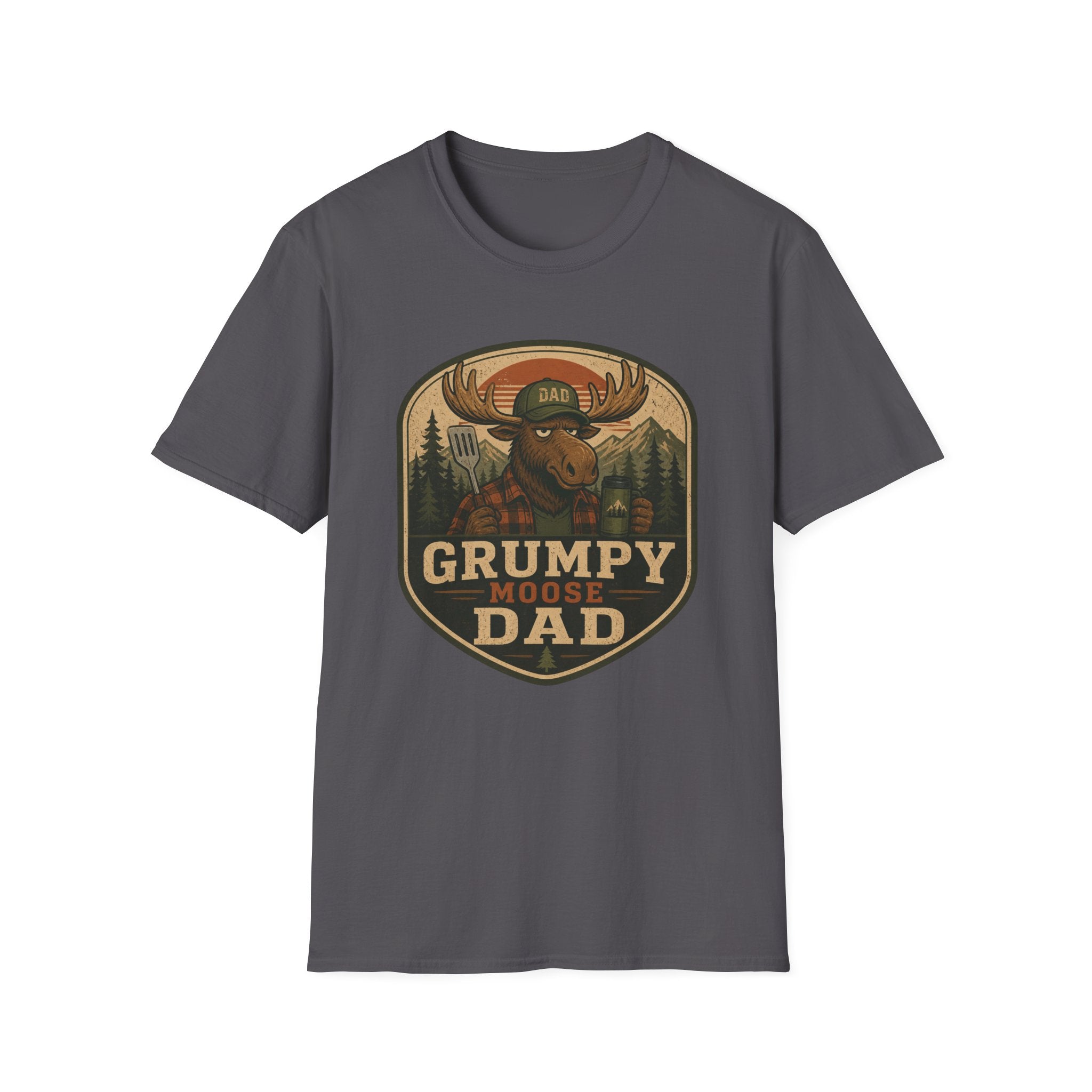 Grumpy Moose Dad T-Shirt