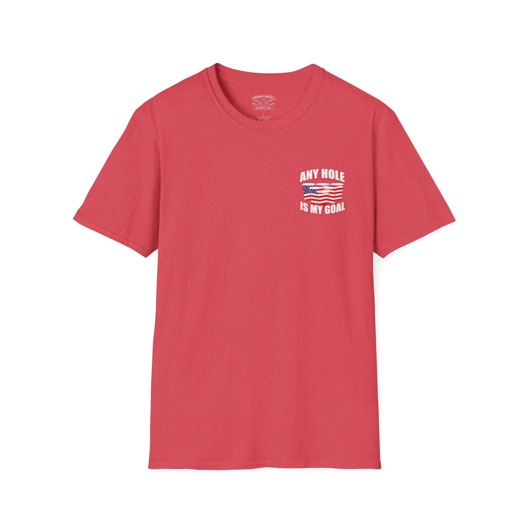Any Hole Is My Goal Beer Pong - Front & Back Design