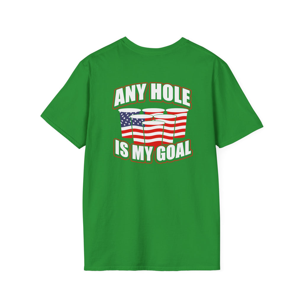 Any Hole Is My Goal Beer Pong - Front & Back Design