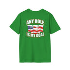 Any Hole Is My Goal Beer Pong - Front & Back Design