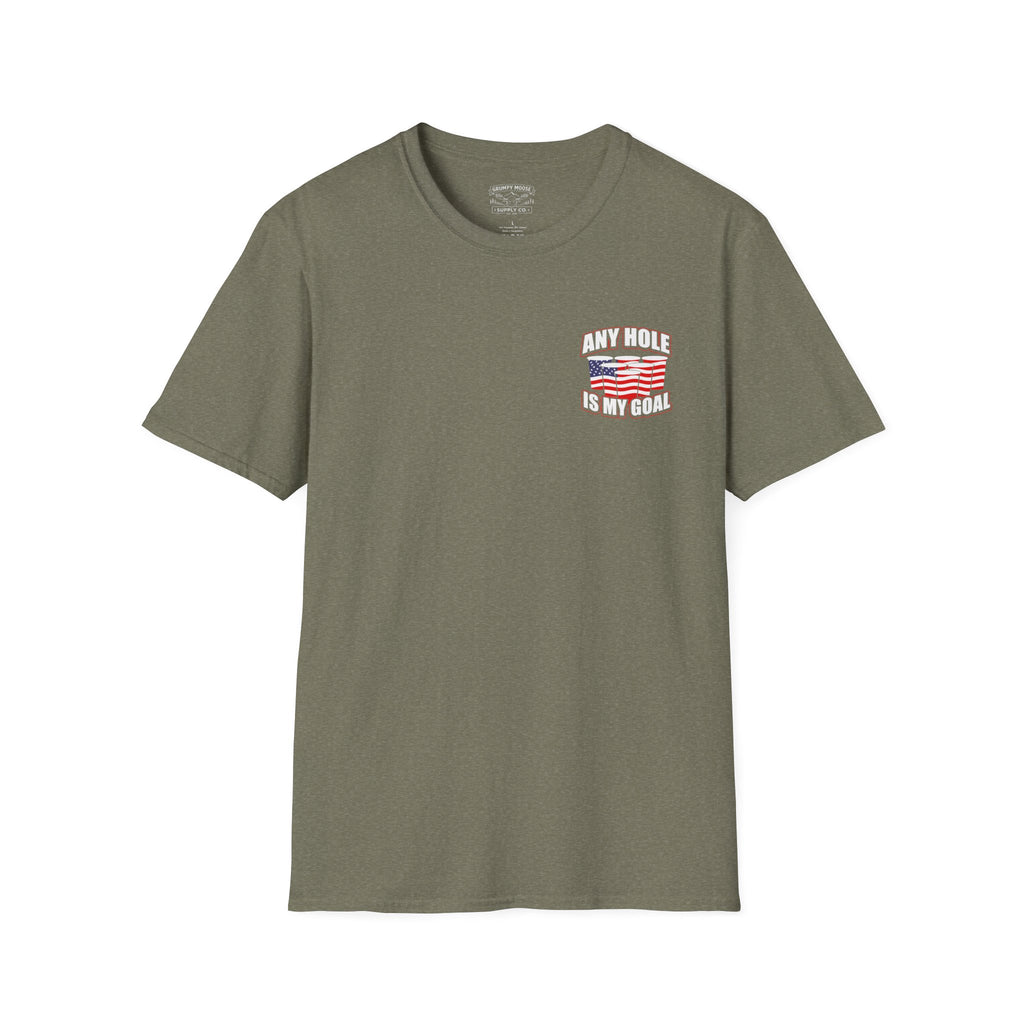 Any Hole Is My Goal Beer Pong - Front & Back Design