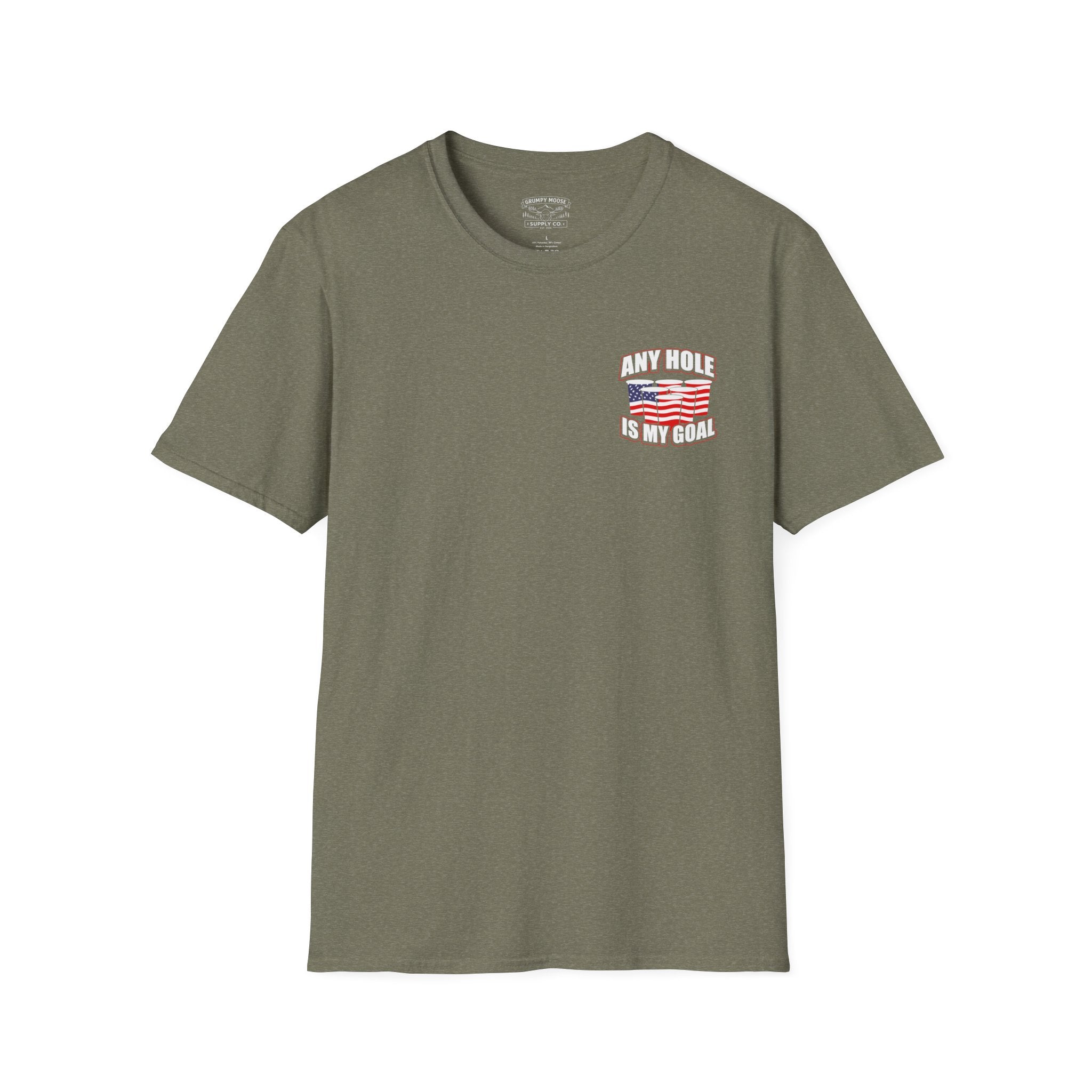 Any Hole Is My Goal Beer Pong - Front & Back Design