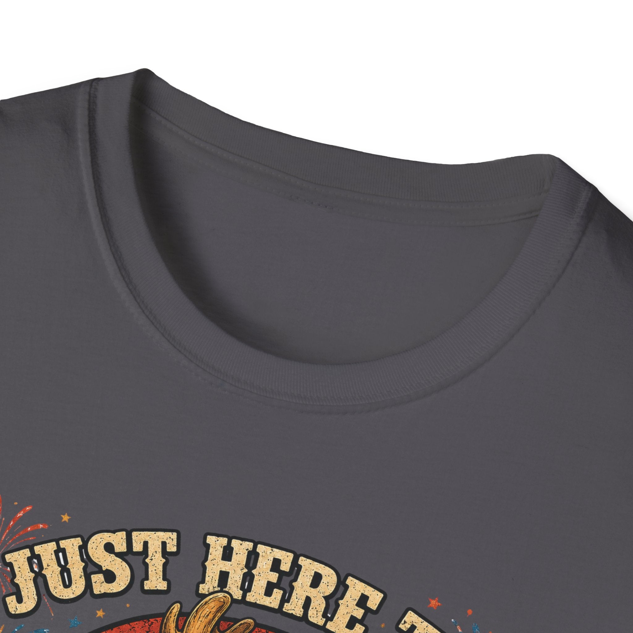 Moose Just Here to Bang Funny 4th of July Shirt