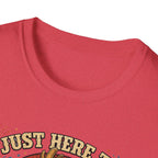 Moose Just Here to Bang Funny 4th of July Shirt