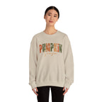 Pumpkin Season Crewneck Sweatshirt - Cozy Fall Fashion, Thanksgiving Gift, Autumn Apparel, Seasonal Style, Perfect for Halloween