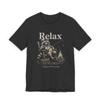 Relax Nothing Is Under Control Raccoon Campfire Fishing Shirt, Funny Vintage Camping T-Shirt, Sarcastic Outdoor Gift, Unisex Tee