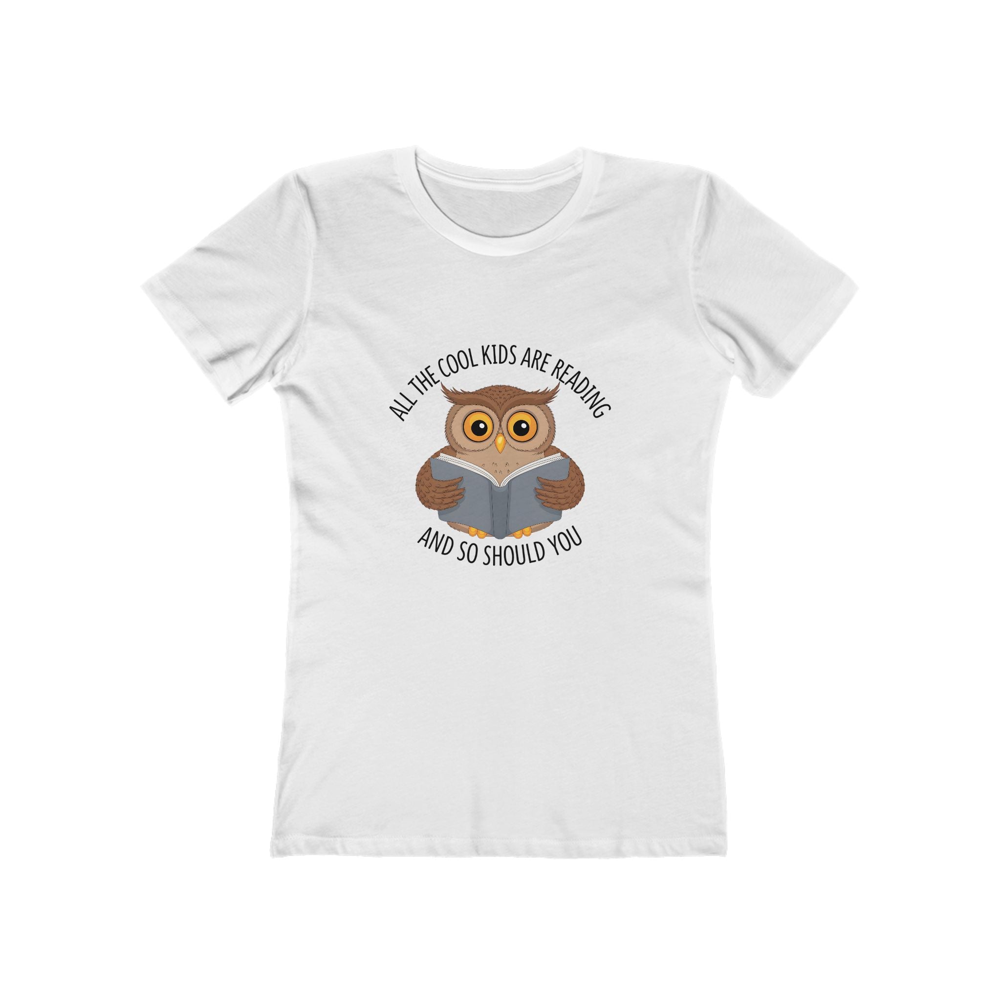 Cool Kids Reading Tee - Womens Slim Fit Bookish TShirt
