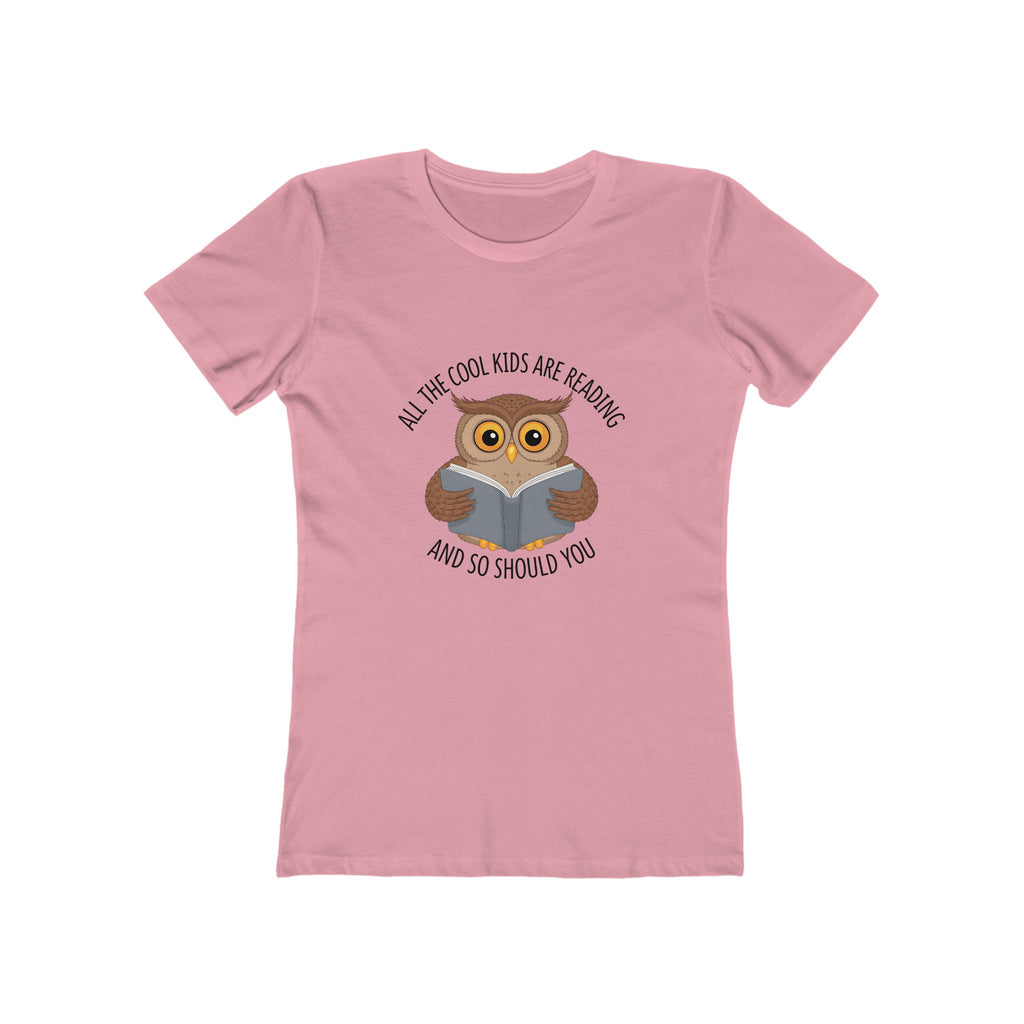 Cool Kids Reading Tee - Womens Slim Fit Bookish TShirt
