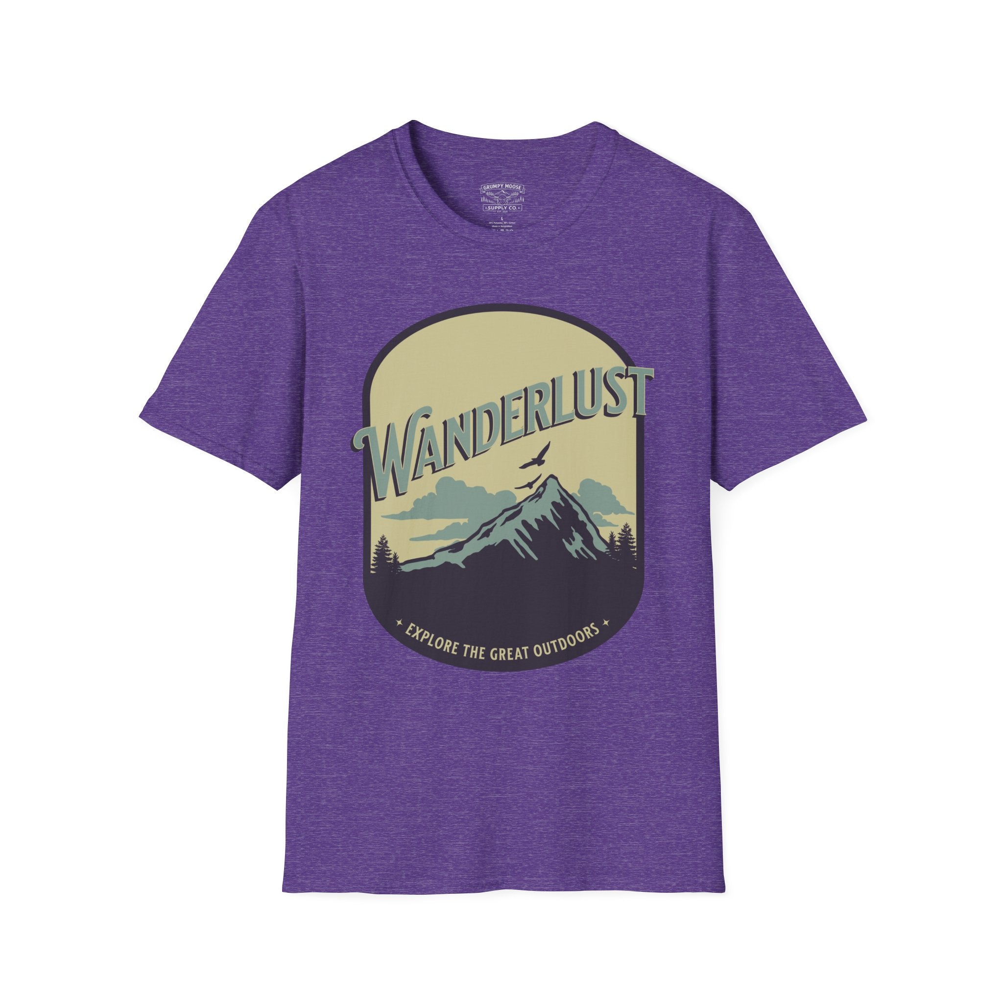 Wanderlust Explore the Great Outdoors - Cotton TShirt