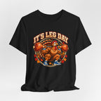 It's Leg Day Squatting Turkey Shirt – Vintage Thanksgiving Gym Badge Tee, Funny Turkey Leg Workout T-Shirt