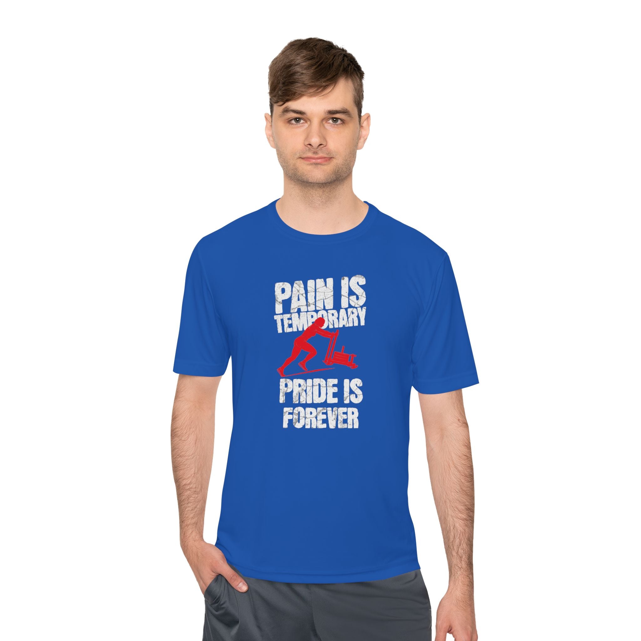 Female Sled Push Pain Is Temporary Pride Is Forever | Performance Tee