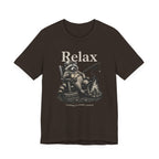 Relax Nothing Is Under Control Raccoon Campfire Fishing Shirt, Funny Vintage Camping T-Shirt, Sarcastic Outdoor Gift, Unisex Tee