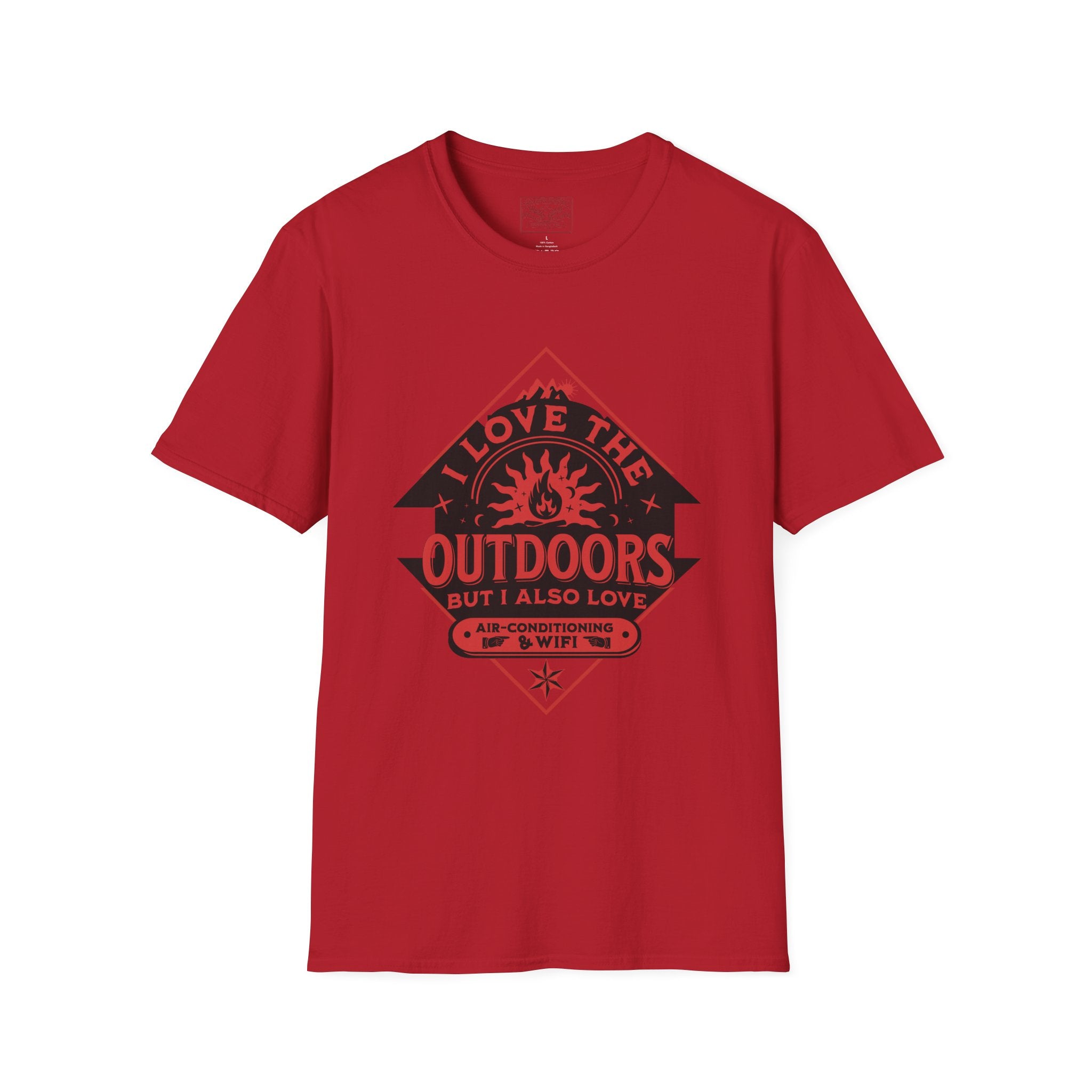 I Love The Outdoors & Wifi T-Shirt