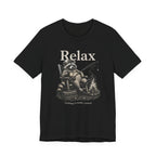 Relax Nothing Is Under Control Raccoon Campfire Fishing Shirt, Funny Vintage Camping T-Shirt, Sarcastic Outdoor Gift, Unisex Tee