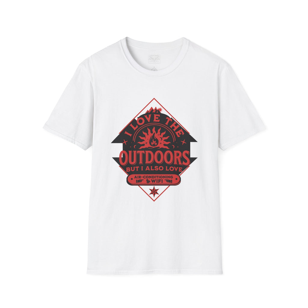 I Love The Outdoors & Wifi T-Shirt