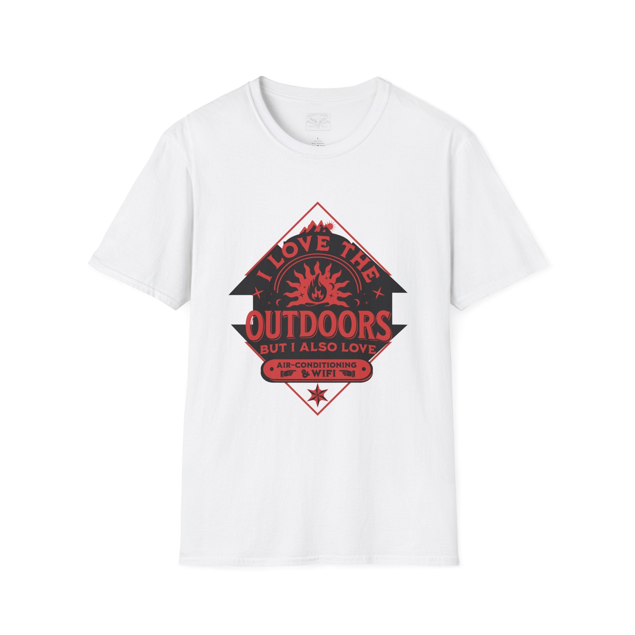 I Love The Outdoors & Wifi T-Shirt