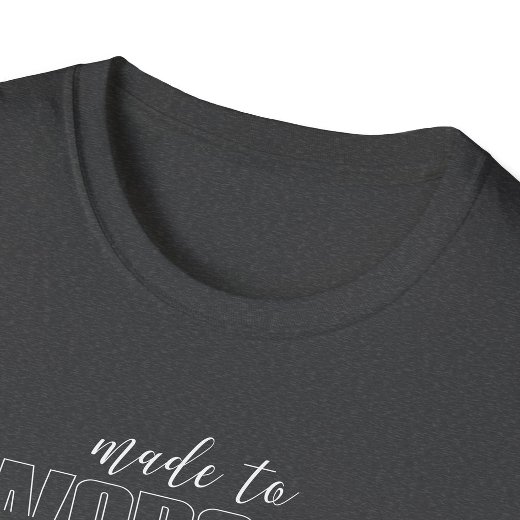 Made to Worship Unisex T-Shirt | Softstyle Tee for Music Lovers, Church Events, Inspirational Gifts, Everyday Wear, Casual Fashion