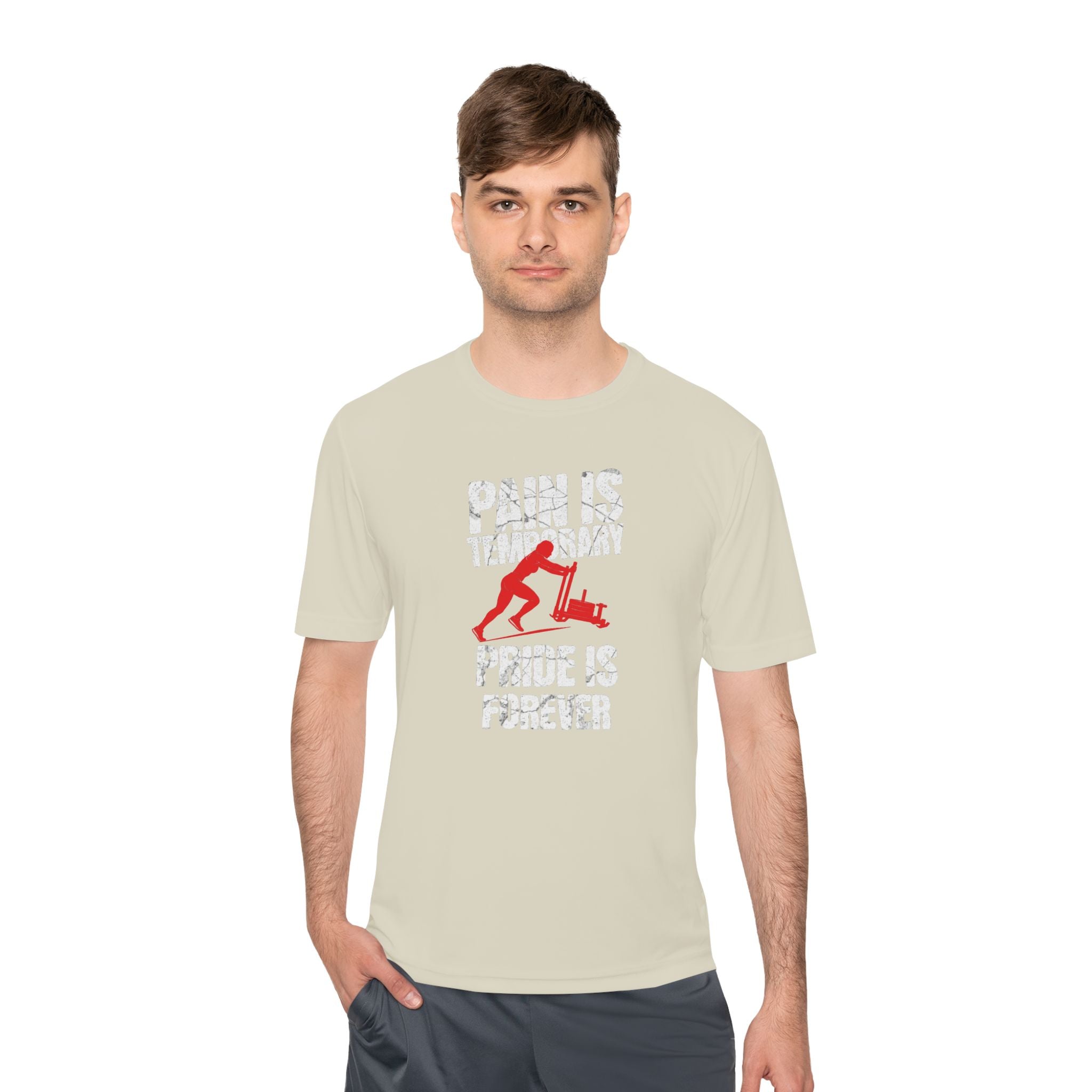 Female Sled Push Pain Is Temporary Pride Is Forever | Performance Tee
