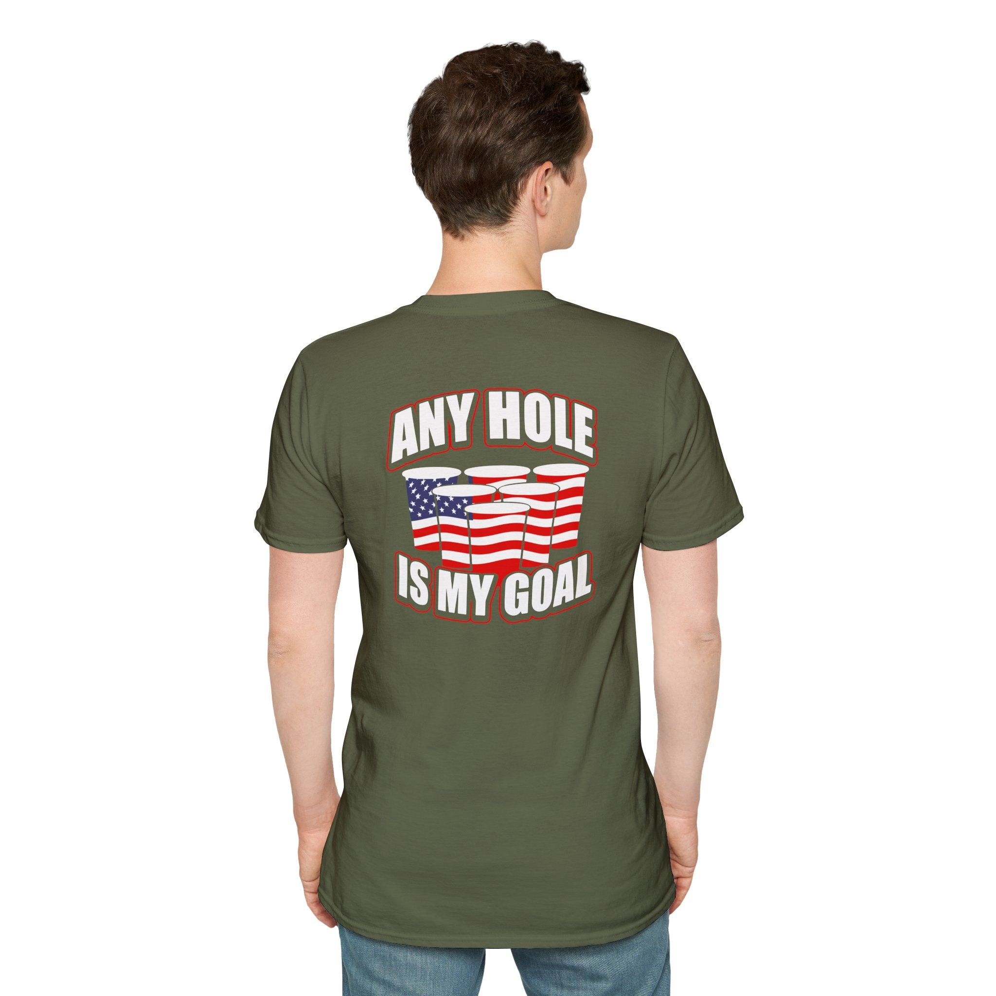 Any Hole Is My Goal Beer Pong - Front & Back Design