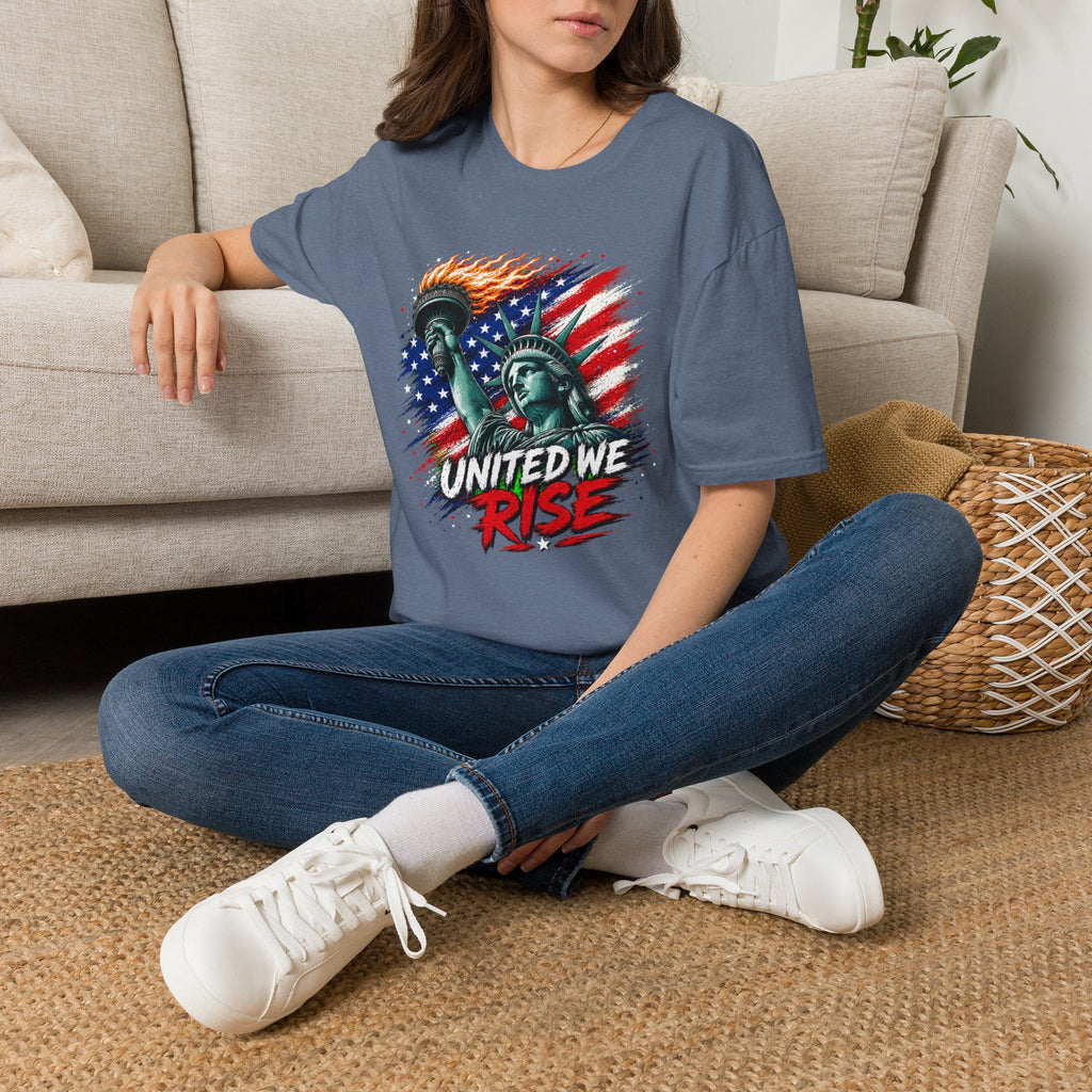 United We Stand Statue of Liberty T-Shirt | Patriotic American Tee