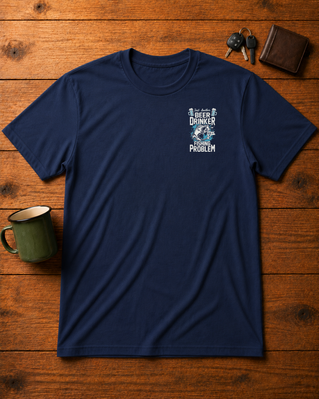 Beer Drinker with a Fishing Problem - Front and Back